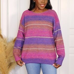 OMBRÉ MULTI COLOR SWEATER